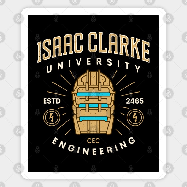 Isaac Clarke University Emblem Magnet by Lagelantee